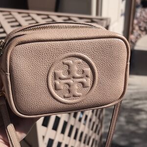 Tory Burch Tan Leather Crossbody Bag